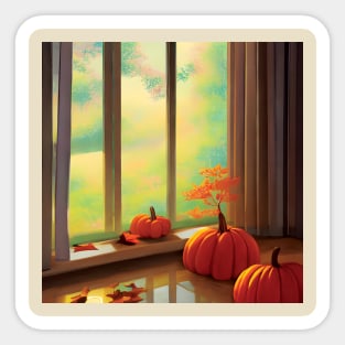 Pumpkin Spice in the Fall Dreamy Blessings Autumn Vibes Sticker